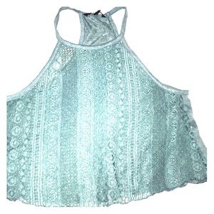 American eagle crop top lace
